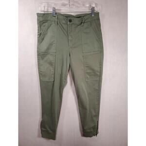KUT from the Kloth Women's Pants 10 Green High Rise Skinny Stretch Chino